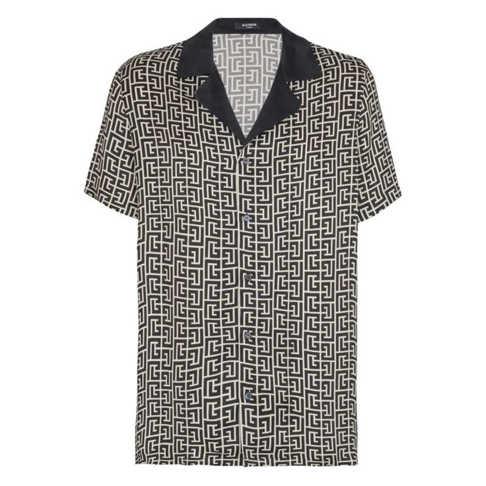 Balmain Men Pb Monogram Shirt